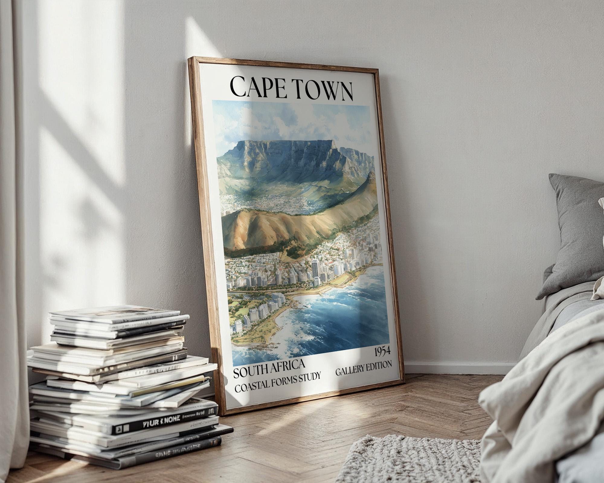 Cape Town Henri Mattise Poster - South Africa Travel Wall Art Print