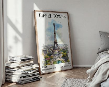 Eiffel Tower Henri Mattise Poster - Paris Travel Wall Art Print