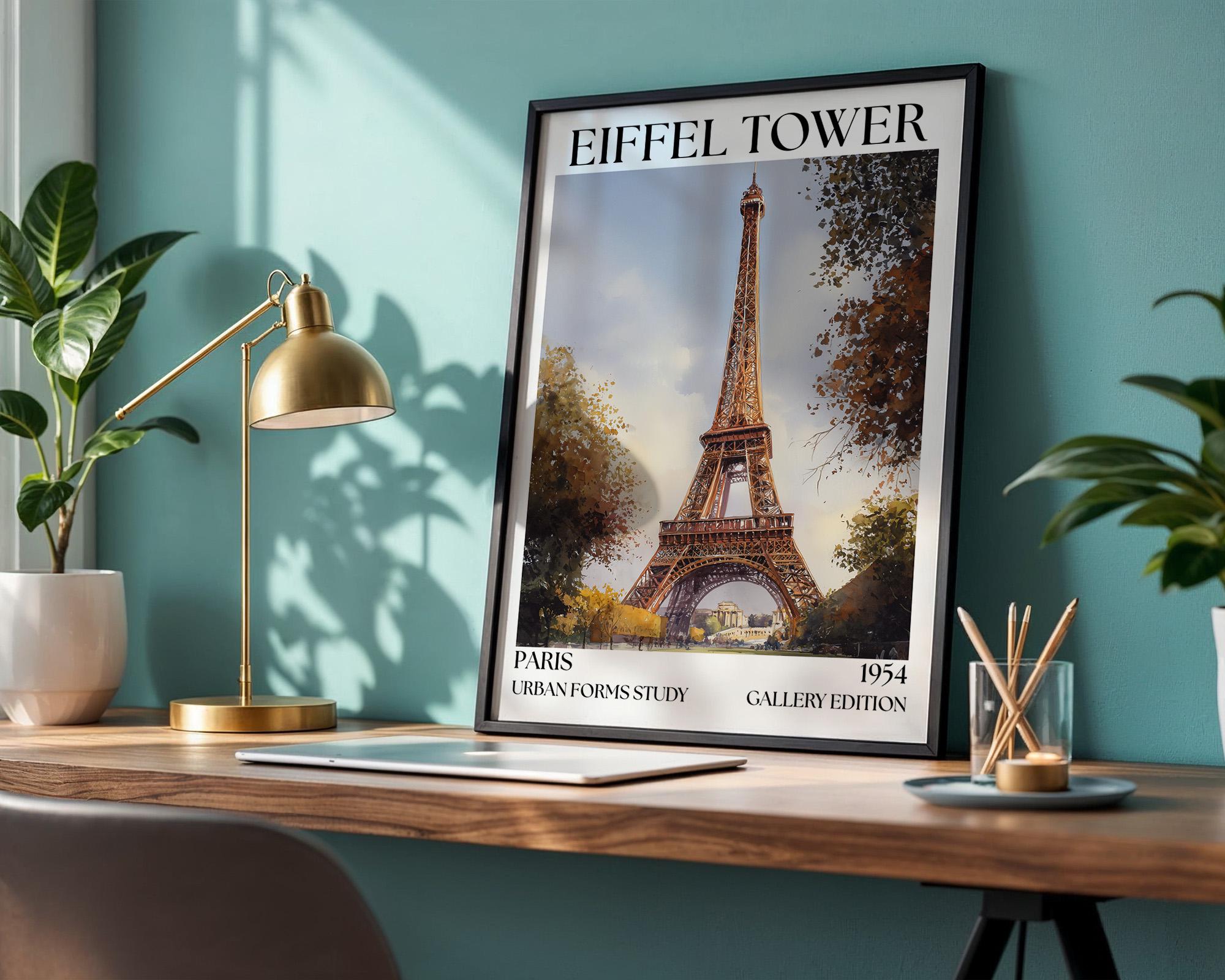 Eiffel Tower Henri Mattise Poster - Paris France Print