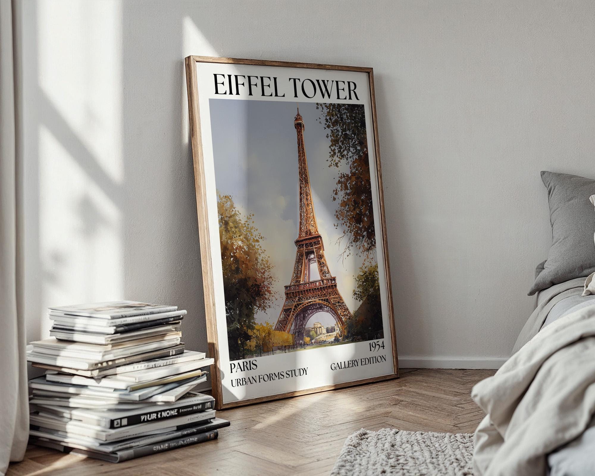 Eiffel Tower Henri Mattise Poster - Paris France Print