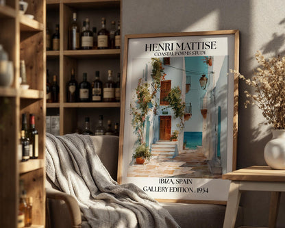 Henri Mattise Ibiza Poster - Ibiza Travel Wall Art Print
