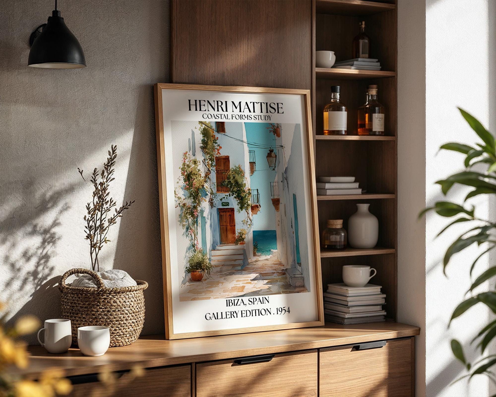 Henri Mattise Ibiza Poster - Ibiza Travel Wall Art Print