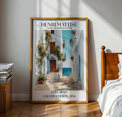 Henri Mattise Ibiza Poster - Ibiza Travel Wall Art Print