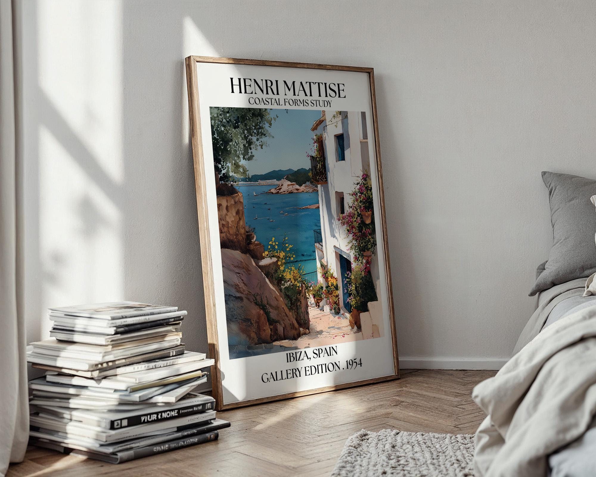 Henri Mattise Ibiza Poster - Spanish Travel Wall Art