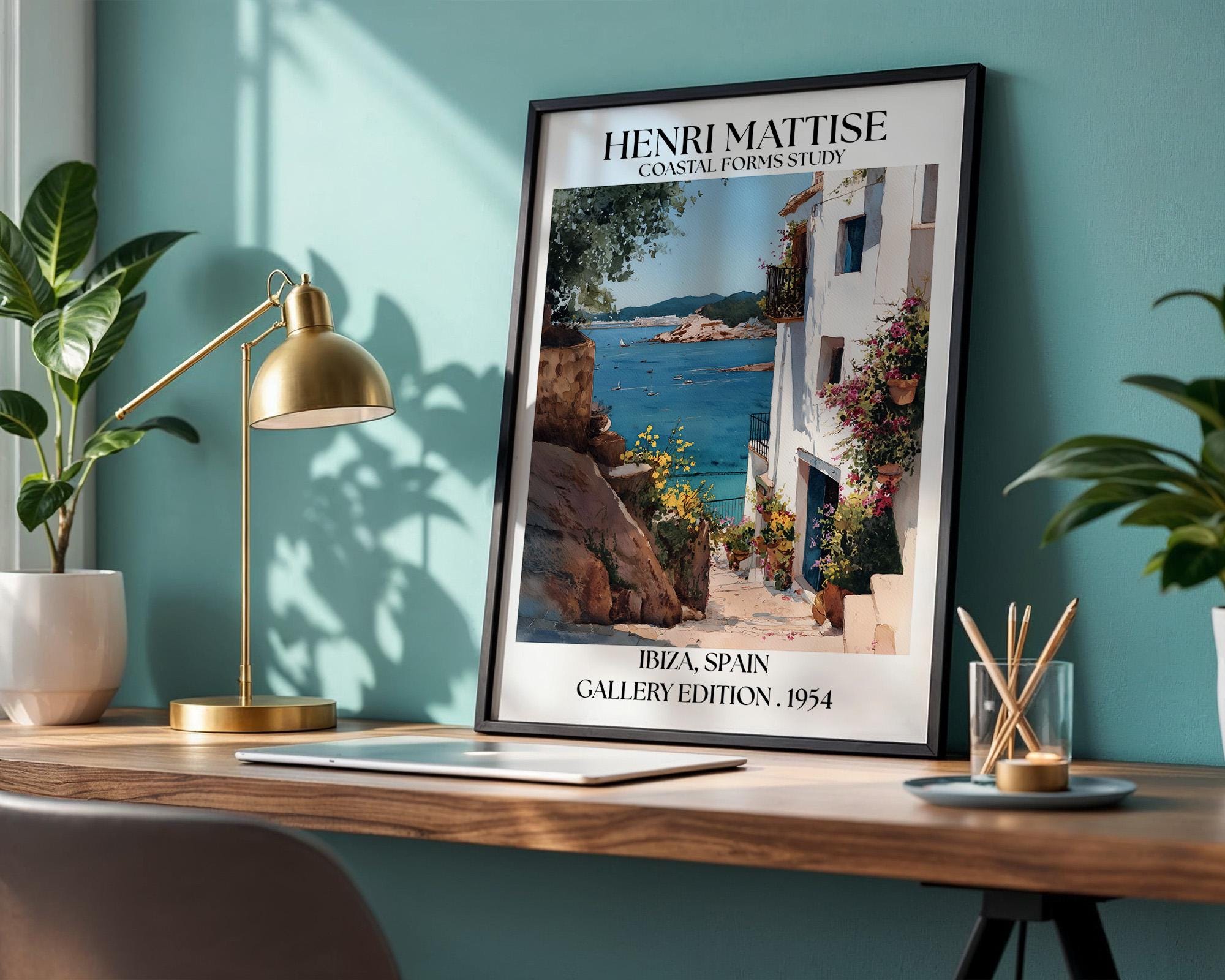 Henri Mattise Ibiza Poster - Spanish Travel Wall Art