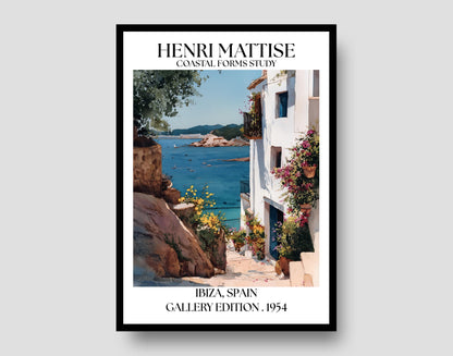 Henri Mattise Ibiza Poster - Spanish Travel Wall Art