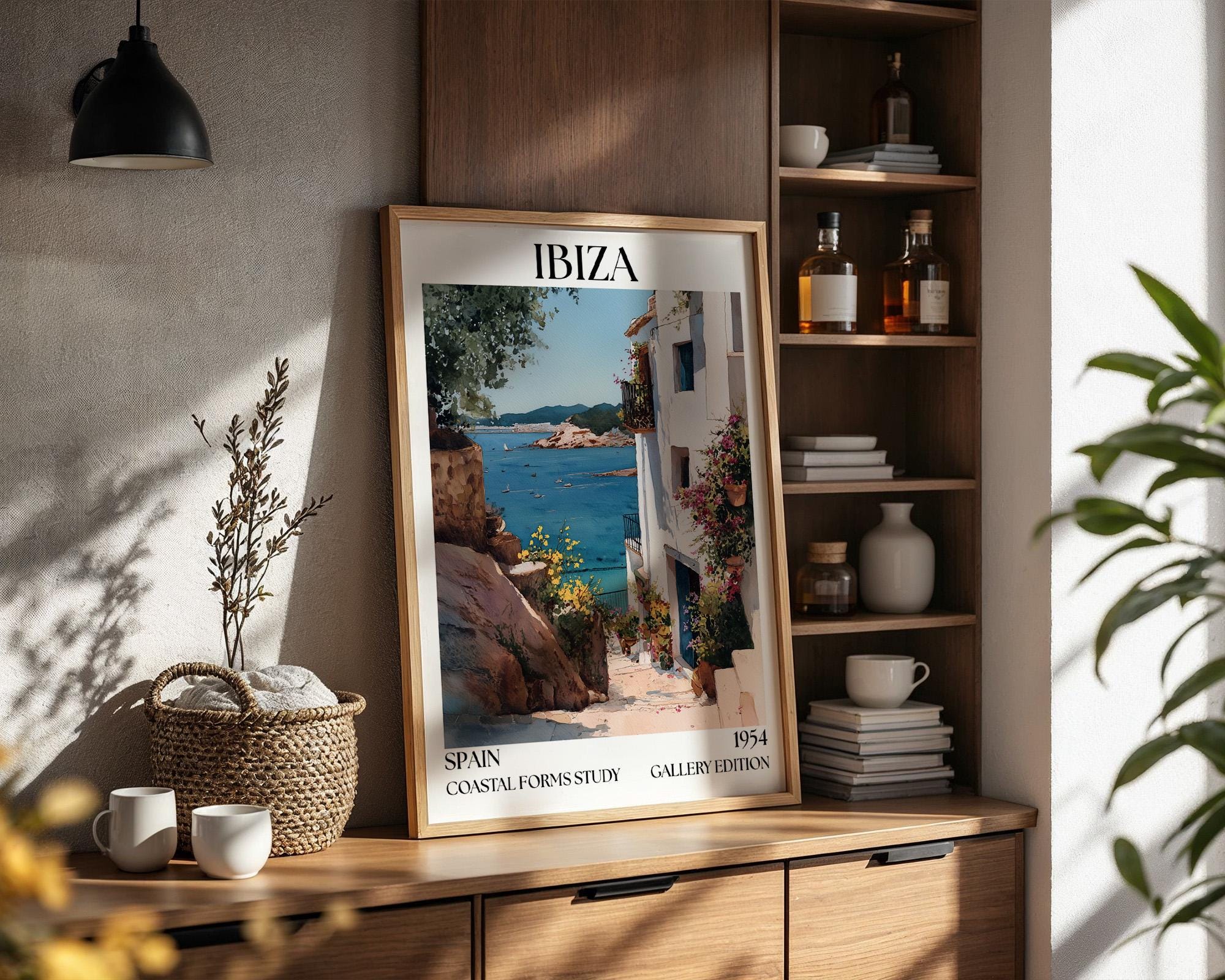 Ibiza Henri Mattise Poster - Spanish Travel Wall Art Print