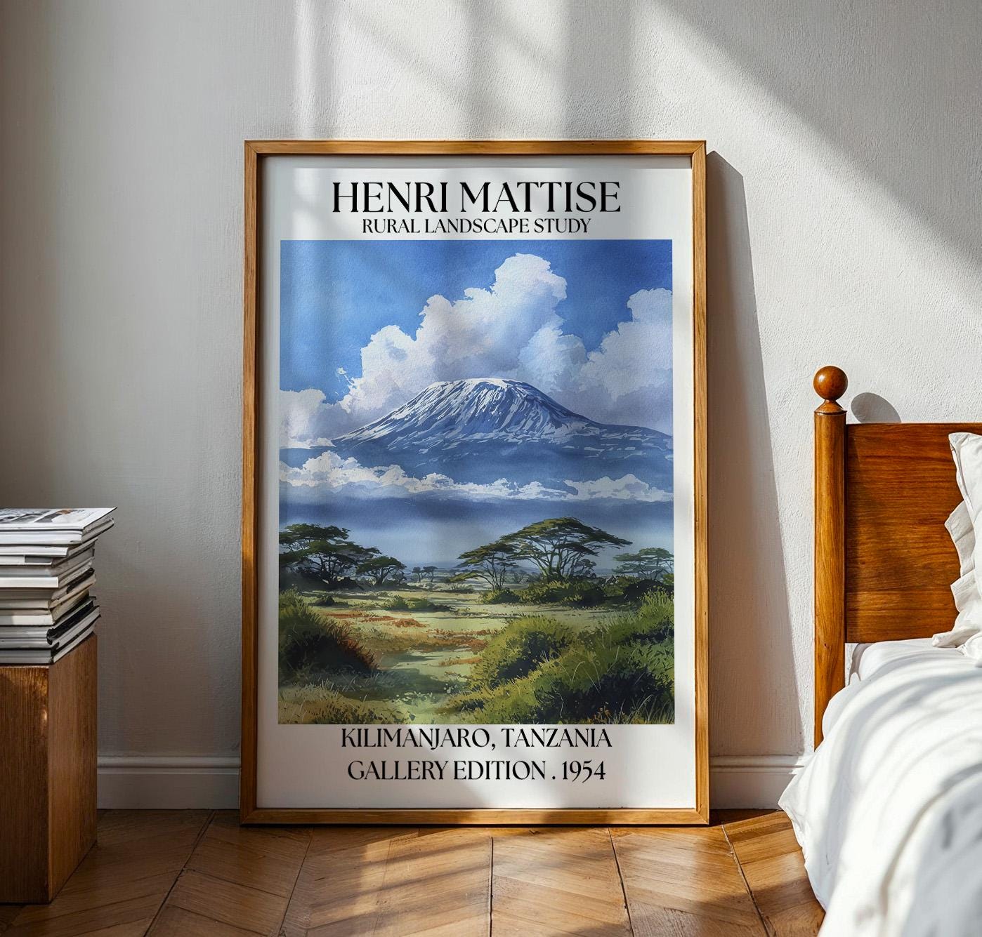 Henri Mattise Kilimanjaro Poster - Kilimanjaro Travel Wall Art Print