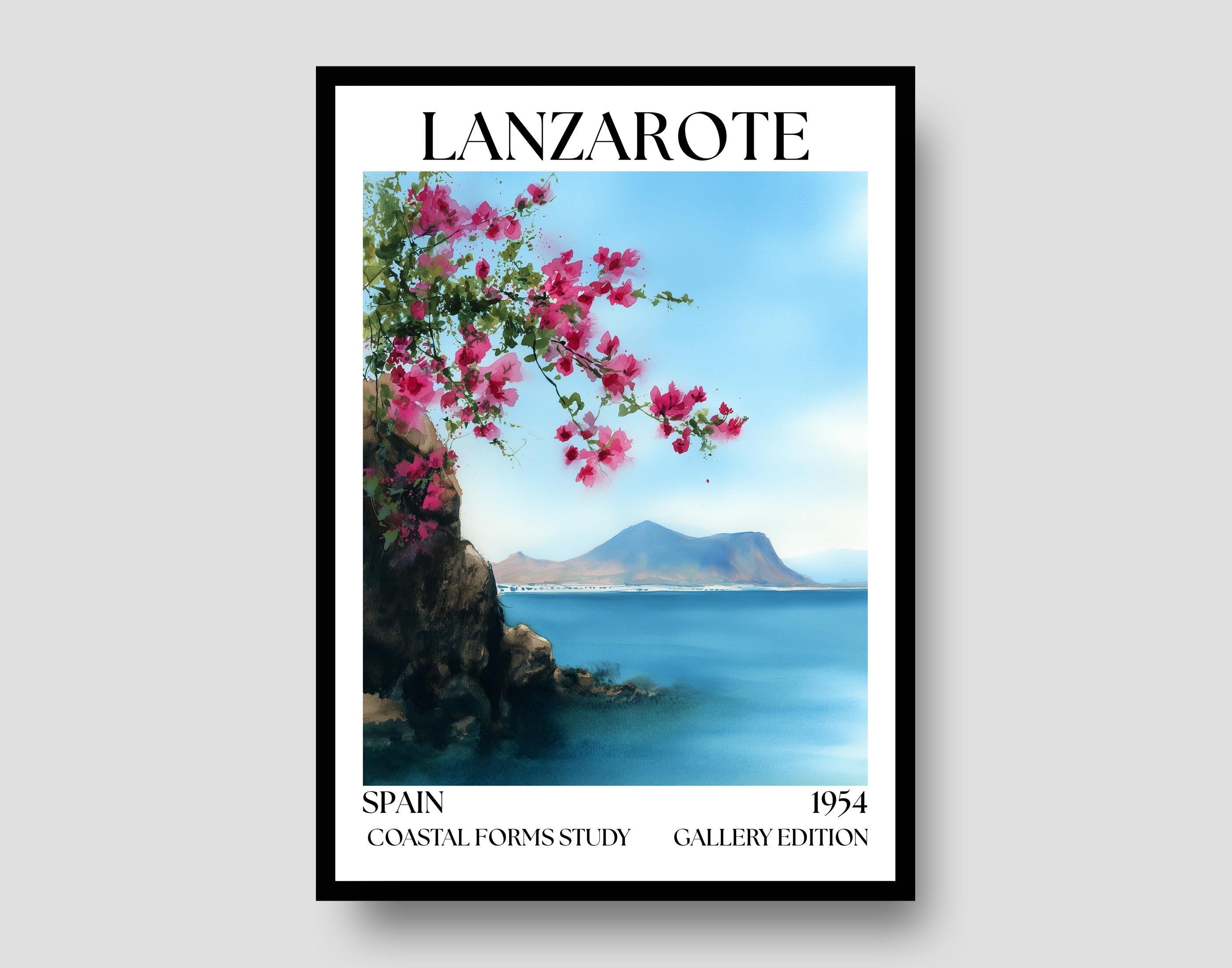Lanzarote Henri Mattise Poster - Canary Islands Wall Art