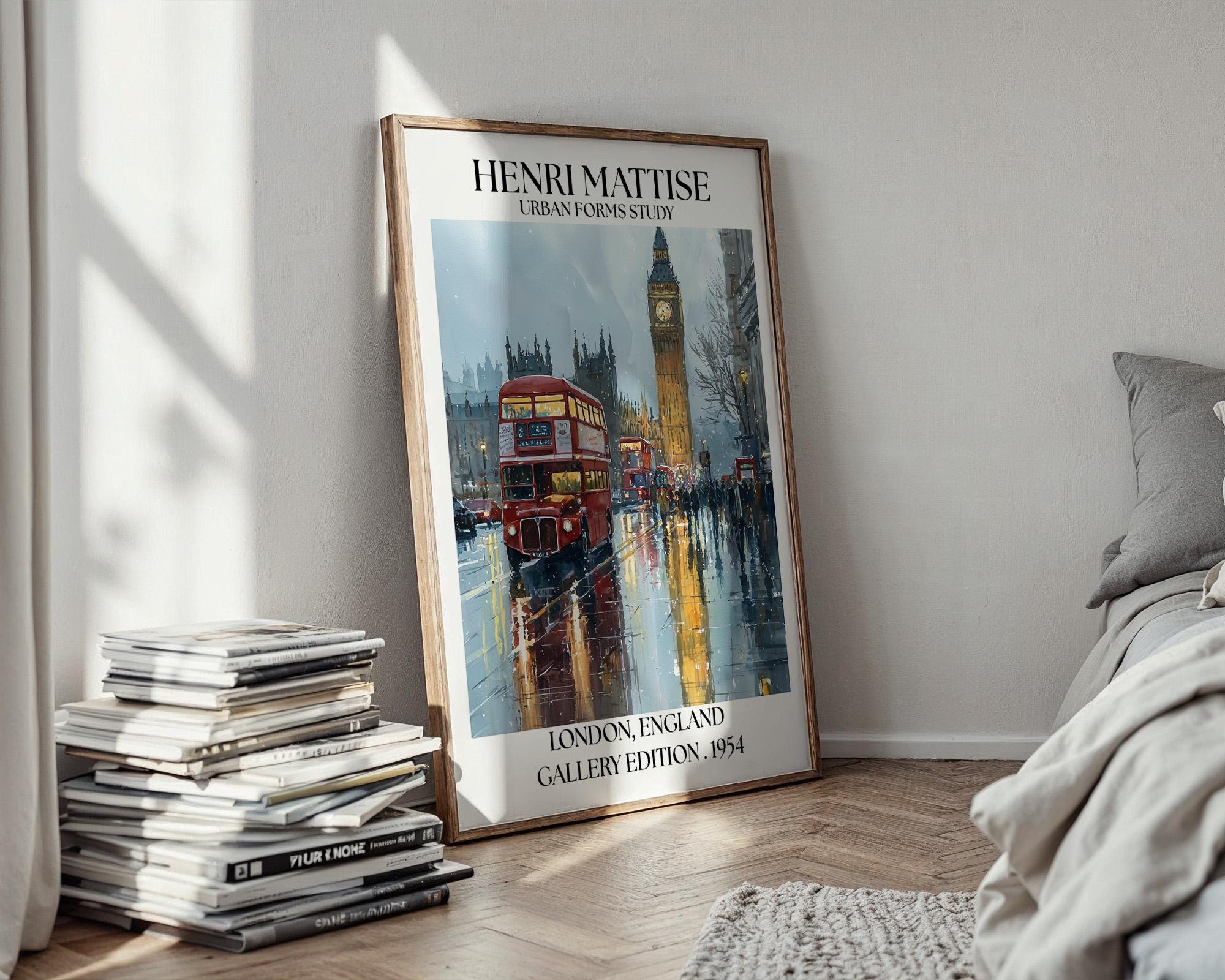 Henri Mattise London Poster - London Travel Wall Art
