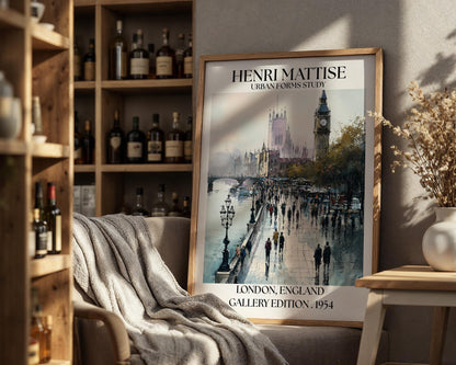 Henri Mattise London Poster - Big Ben Travel Wall Art Print