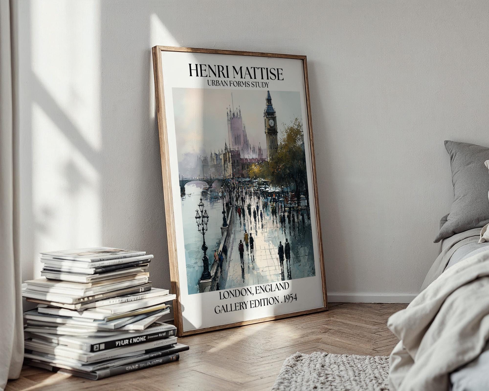 Henri Mattise London Poster - Big Ben Travel Wall Art Print