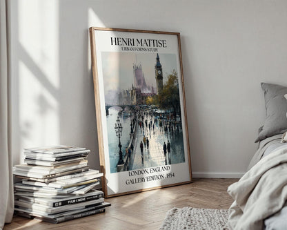 Henri Mattise London Poster - Big Ben Travel Wall Art Print