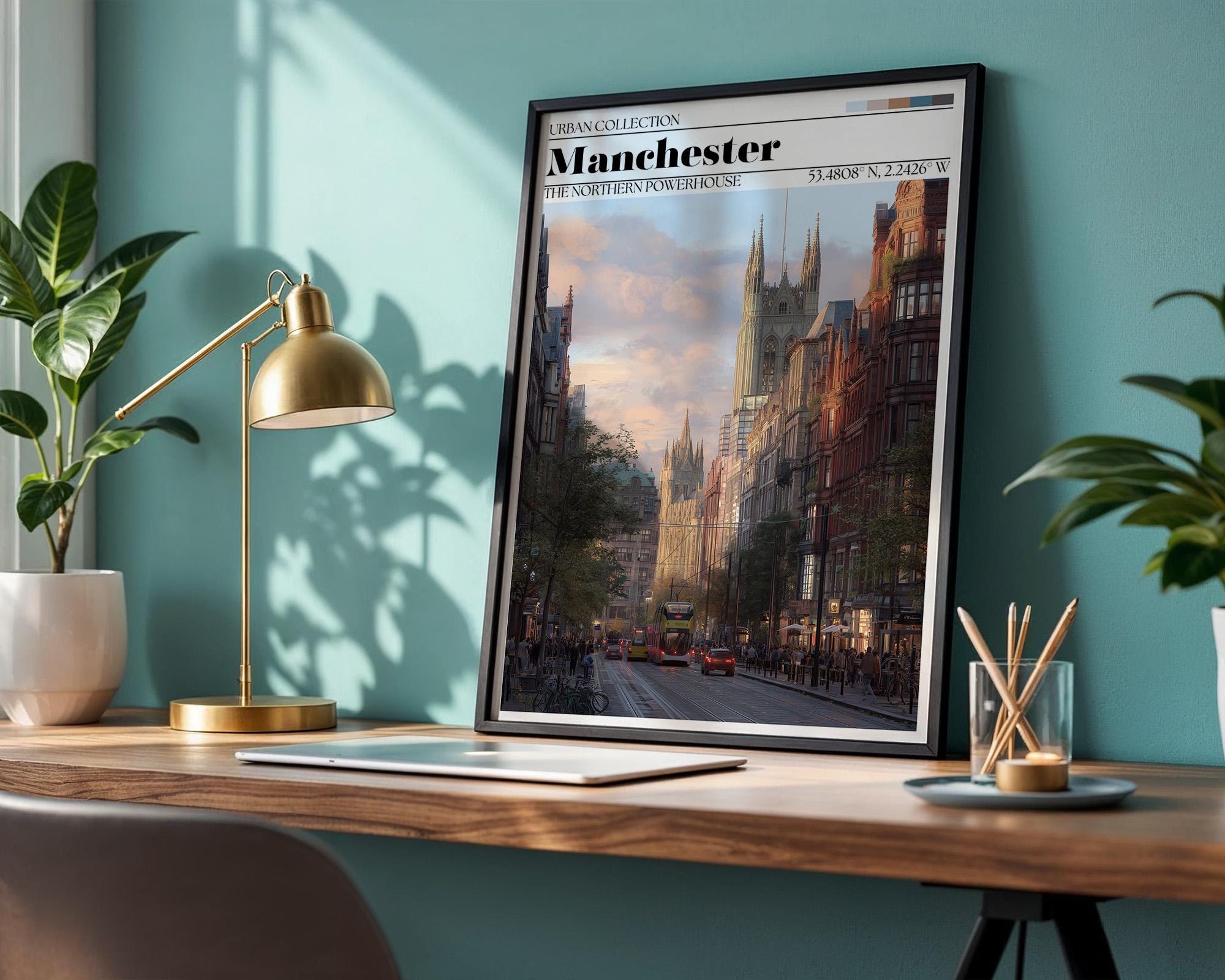 Manchester Travel Poster - Manchester Wall Art Print
