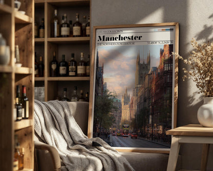 Manchester Travel Poster - Manchester Wall Art Print