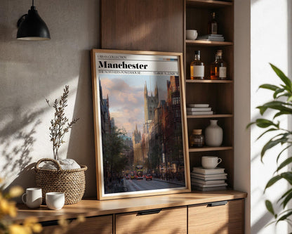 Manchester Travel Poster - Manchester Wall Art Print