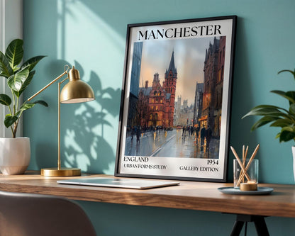 Manchester Henri Mattise Poster - Manchester, UK Wall Art