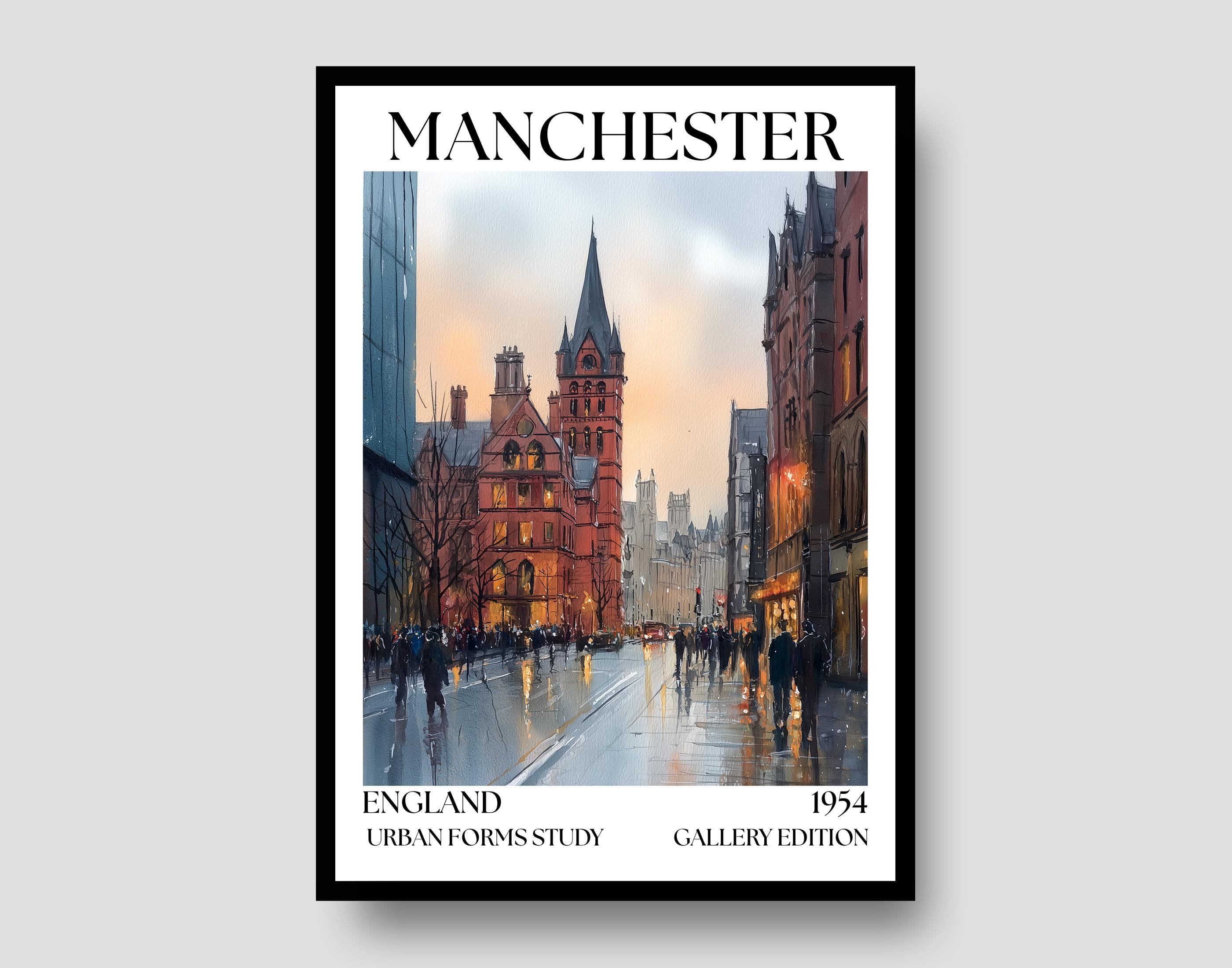 Manchester Henri Mattise Poster - Manchester, UK Wall Art