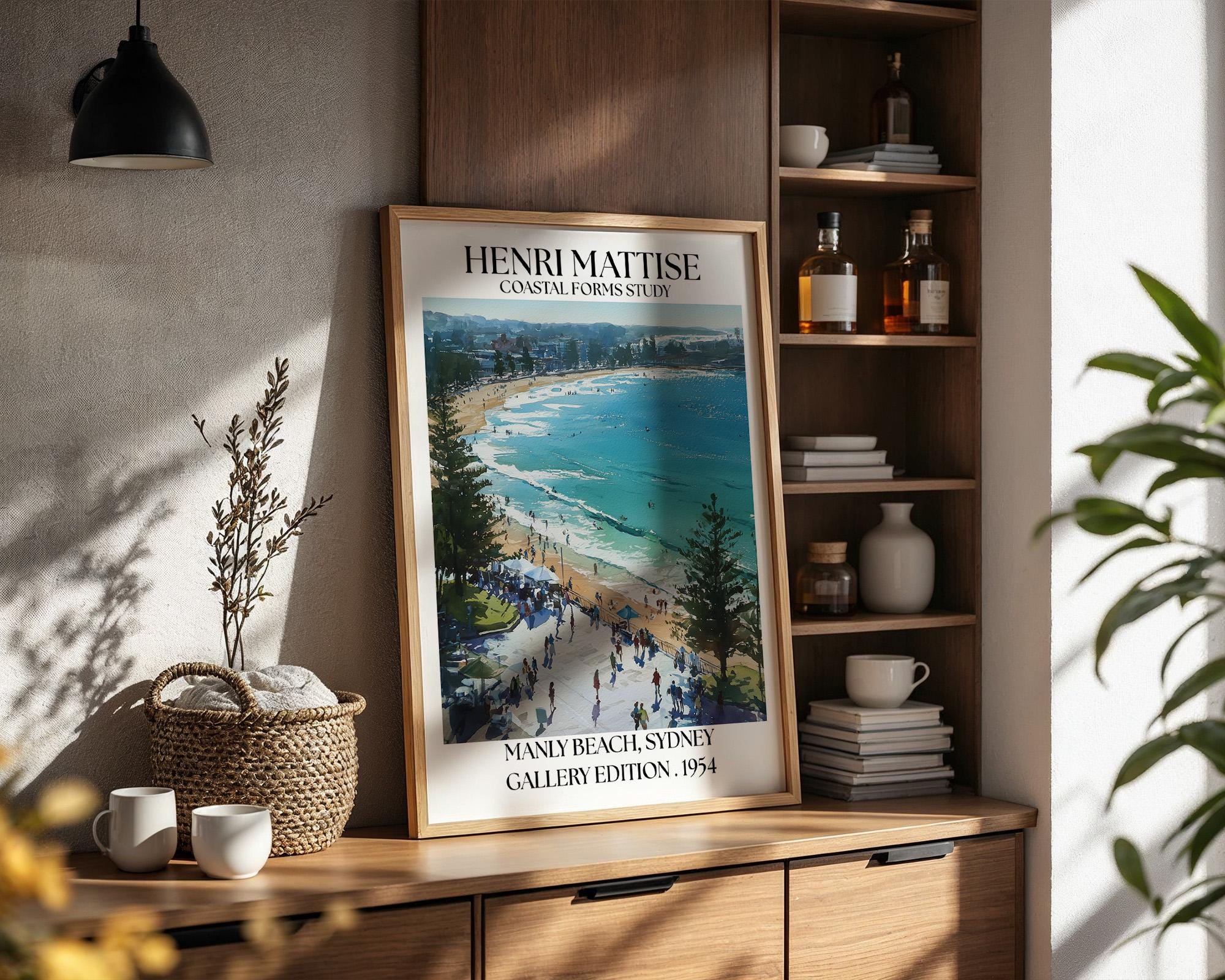Henri Mattise Manly Beach Poster - Sydney Travel Wall Art