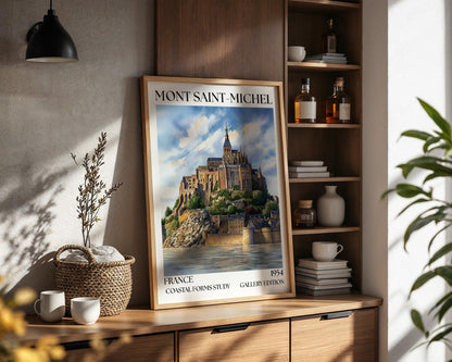 Mont Saint-Michel Henri Mattise Poster - Normandy, France Wall Art