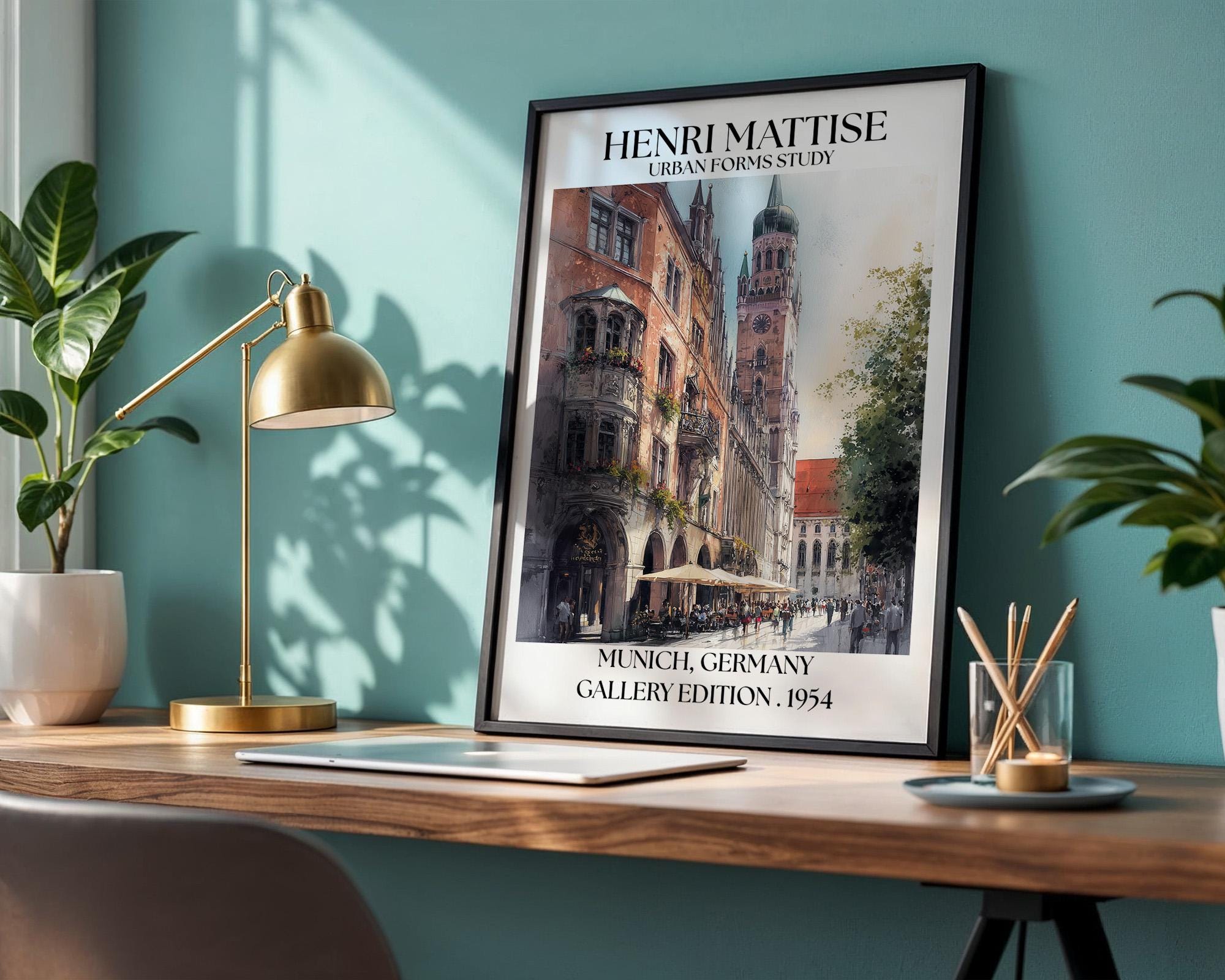 Henri Mattise Munich Poster – Bavarian Travel Wall Art Print