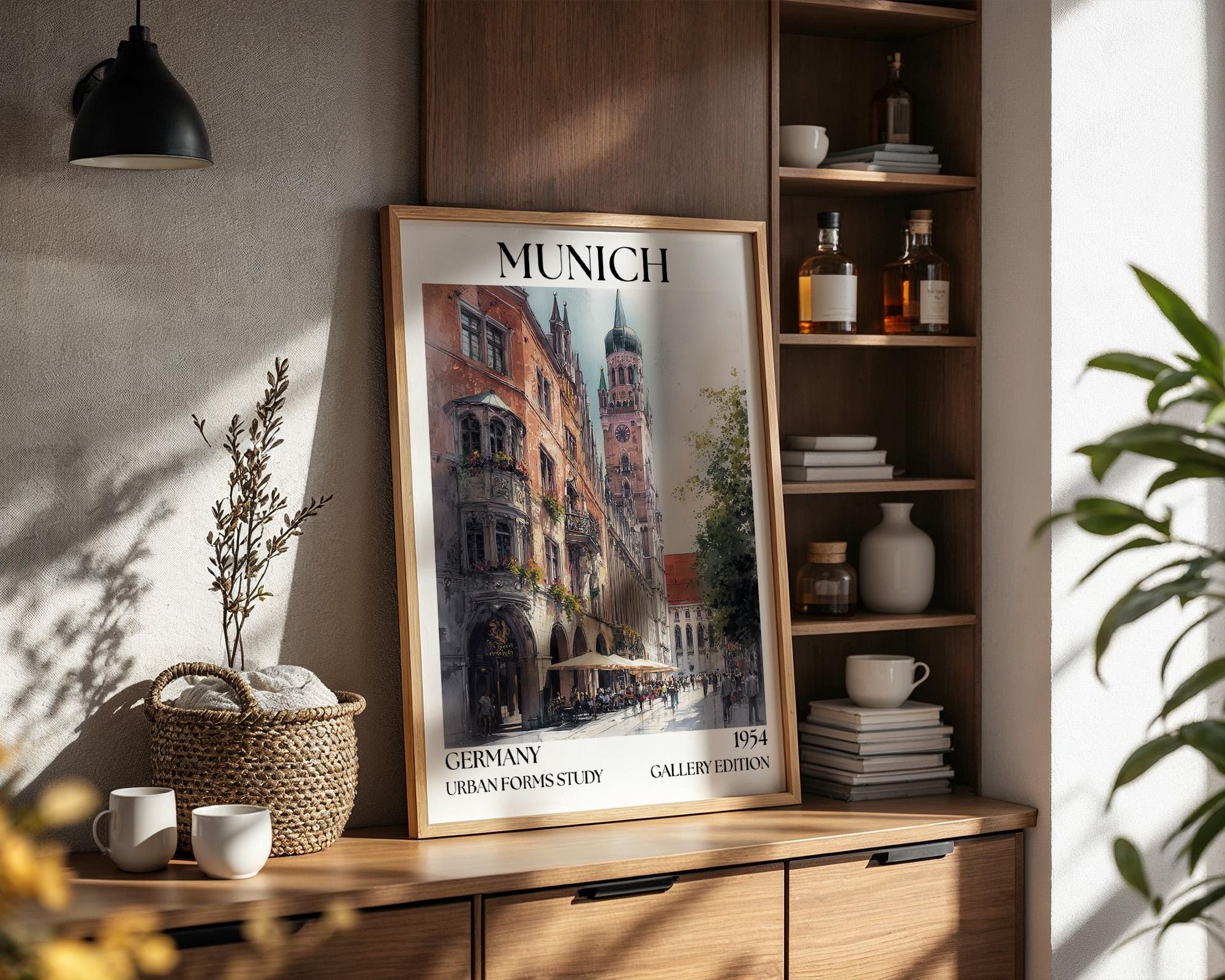 Munich Henri Mattise Poster – German Watercolour Wall Art Print