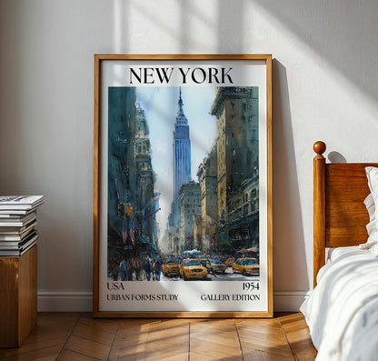 New York Henri Mattise Poster - NYC Travel Wall Art Print