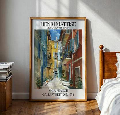 Henri Mattise Nice Travel Poster - French Riviera Wall Art Print