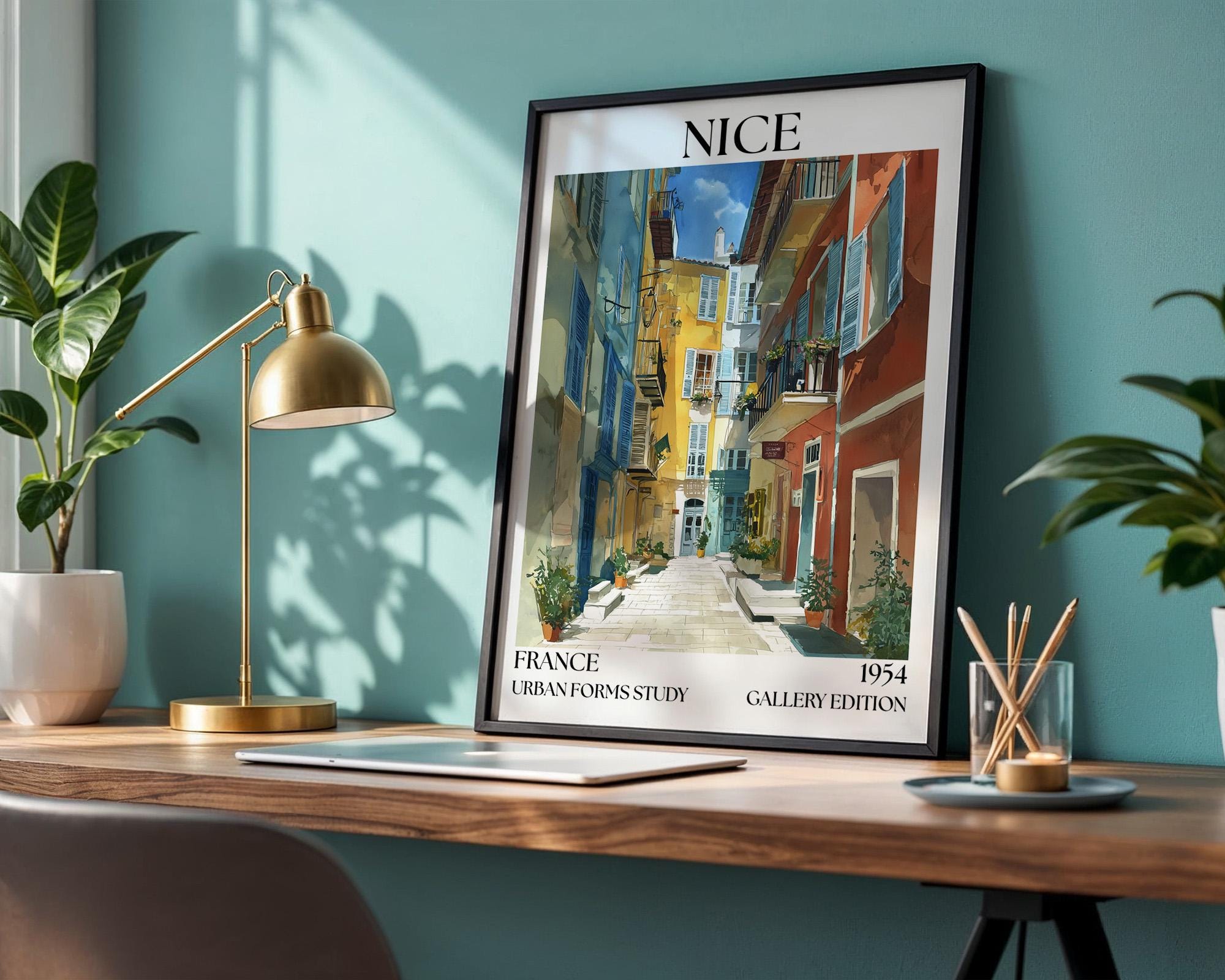 Nice Henri Mattise Poster - French Riviera Travel Wall Art Print