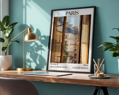 Paris Henri Mattise Open Window Poster - France Watercolour Art