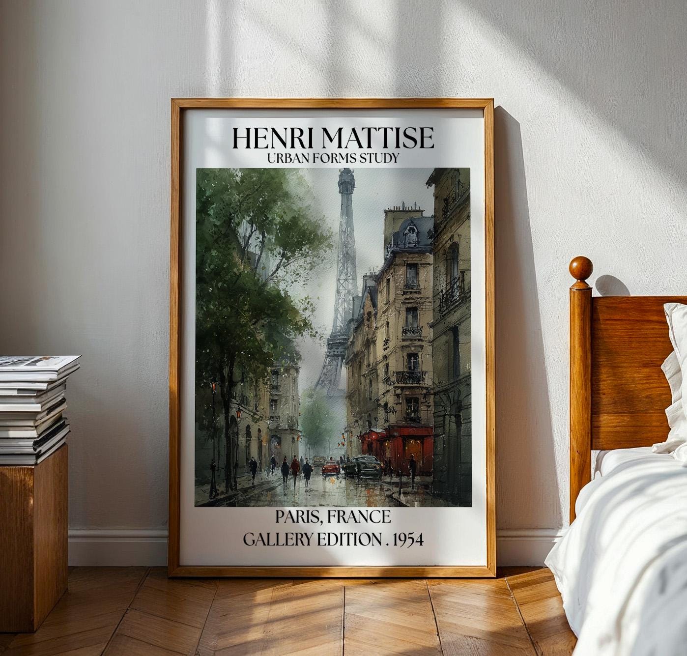 Henri Mattise Paris Poster - French Watercolour Wall Art Print