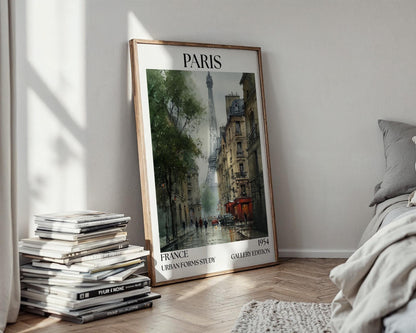 Paris Henri Mattise Poster - Eiffel Tower, France Wall Art Print