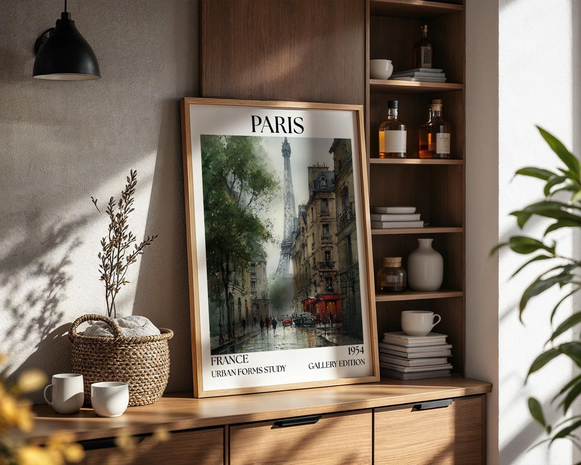 Paris Henri Mattise Poster - Eiffel Tower, France Wall Art Print