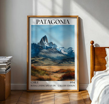 Patagonia Henri Mattise Poster - Fitz Roy Wall Art Print