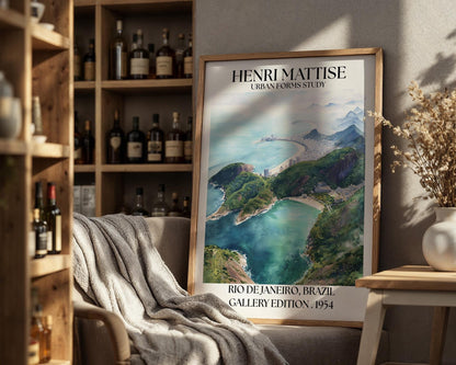Henri Mattise Rio de Janeiro Poster – Brazil Travel Wall Art Print