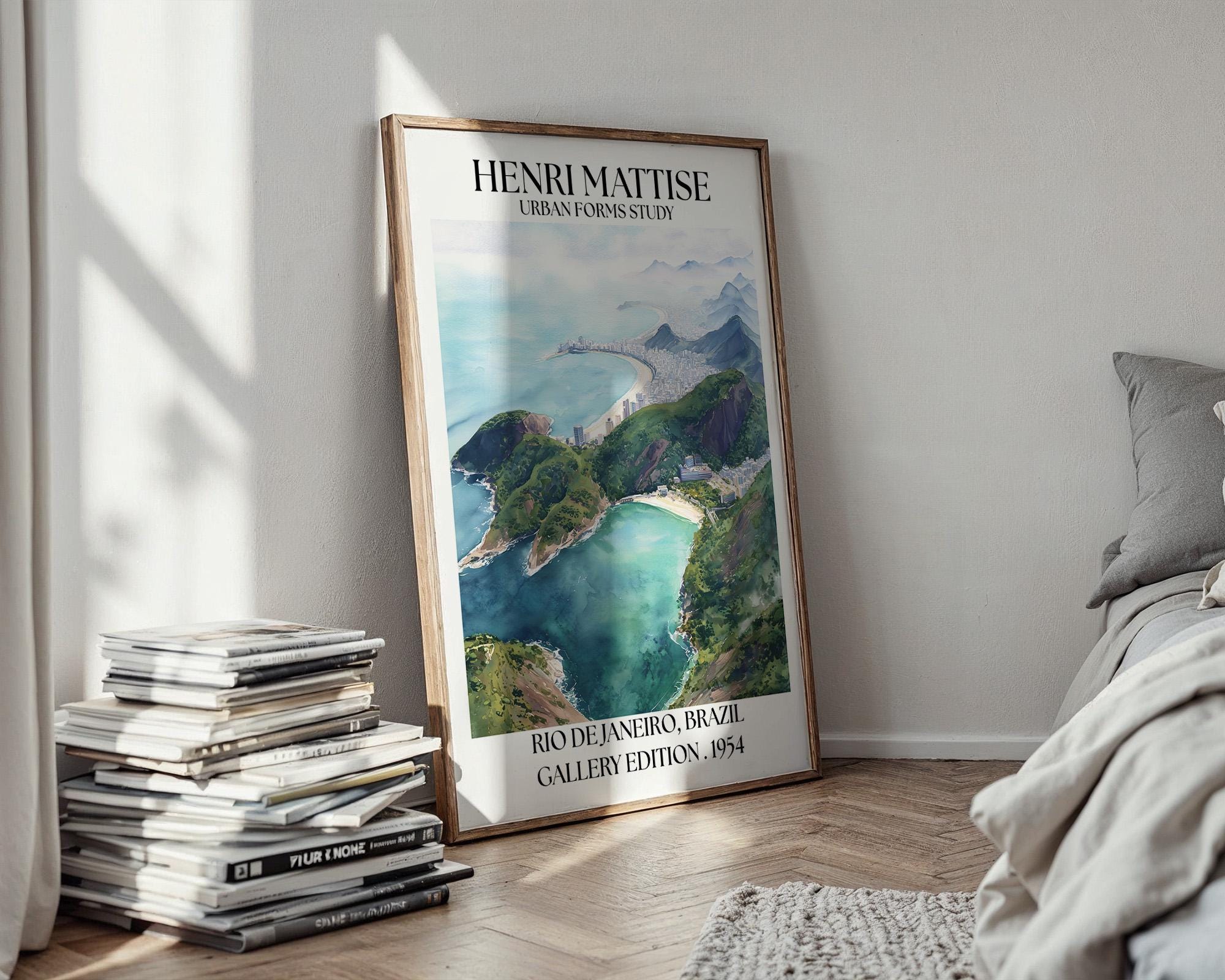 Henri Mattise Rio de Janeiro Poster – Brazil Travel Wall Art Print