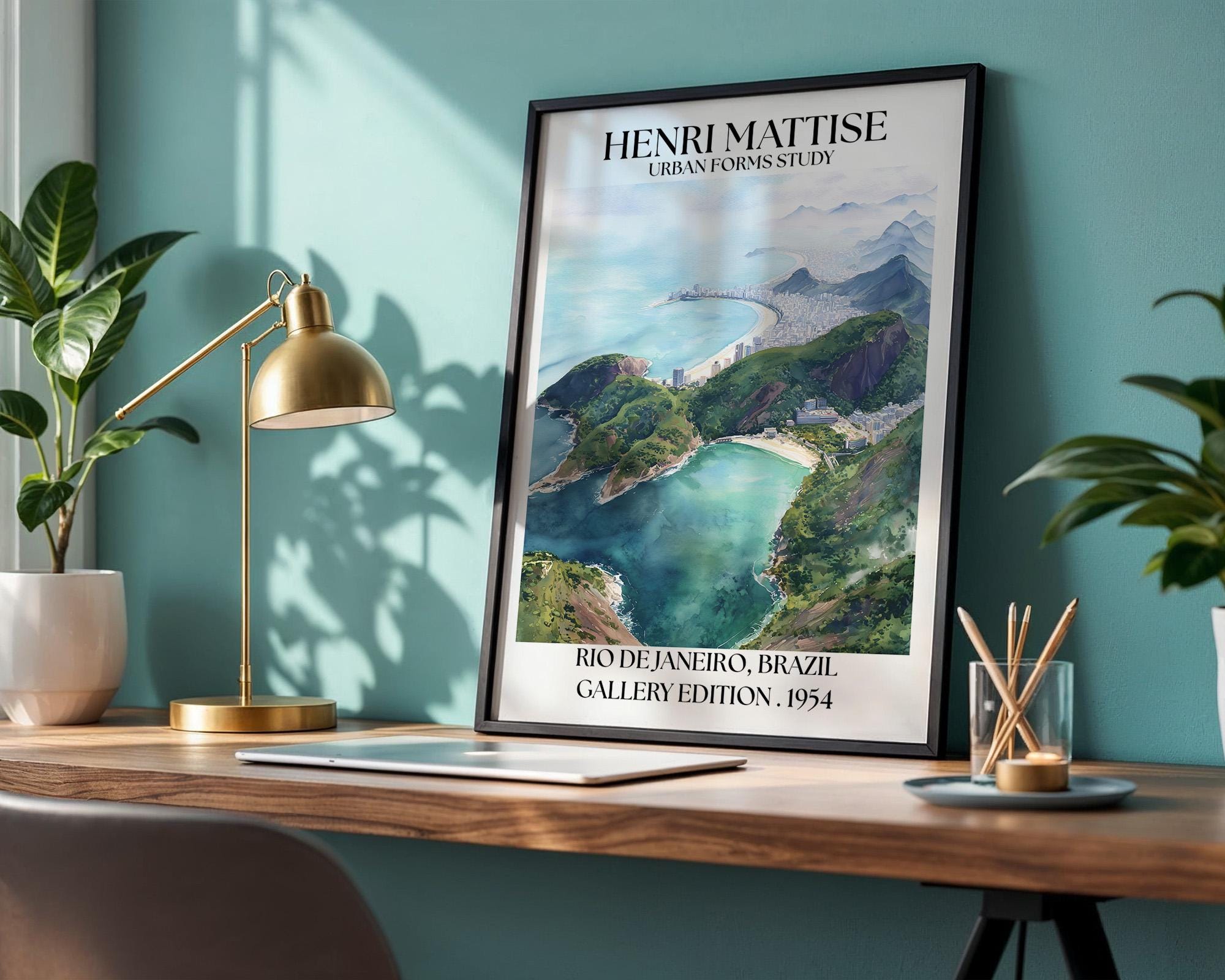 Henri Mattise Rio de Janeiro Poster – Brazil Travel Wall Art Print