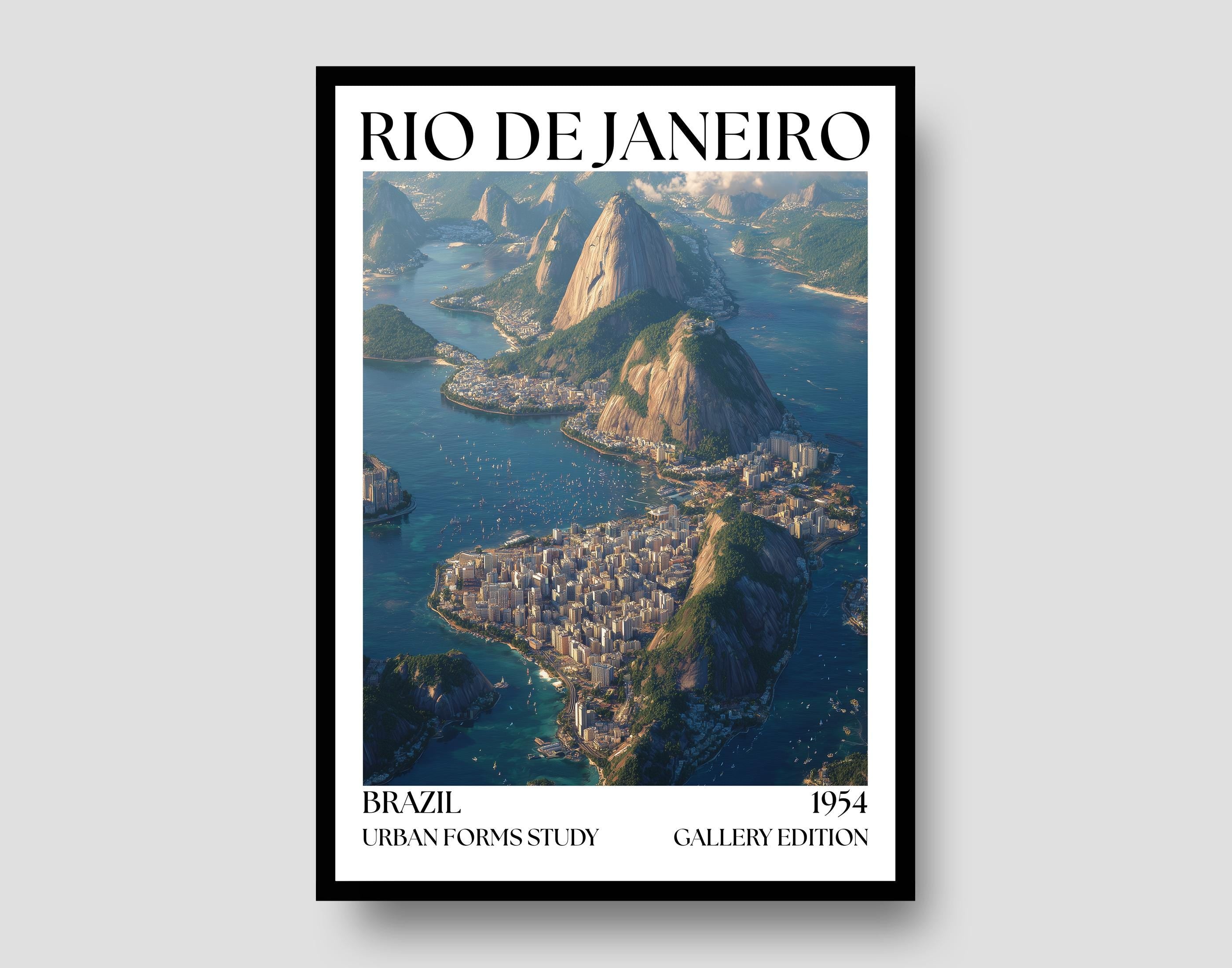 Rio de Janeiro Henri Mattise Poster – Rio Travel Wall Art