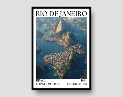 Rio de Janeiro Henri Mattise Poster – Rio Travel Wall Art