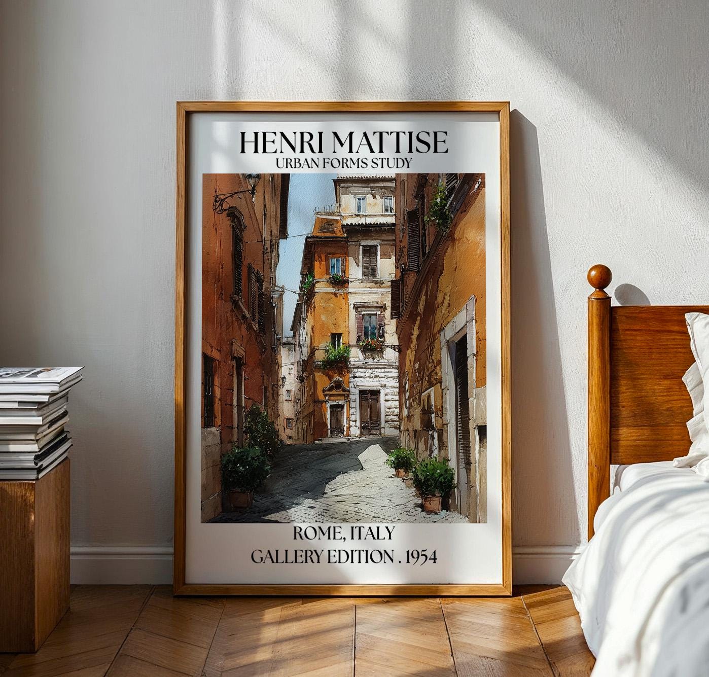 Henri Mattise Rome Poster - Italian Travel Wall Art Print
