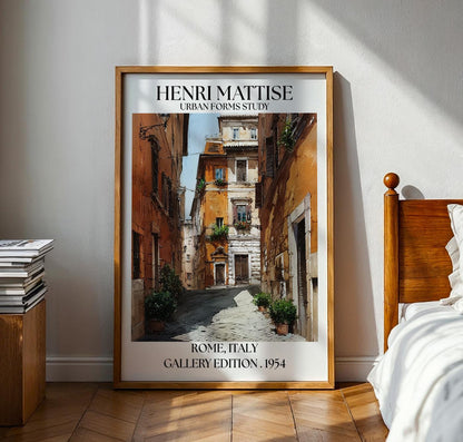 Henri Mattise Rome Poster - Italian Travel Wall Art Print
