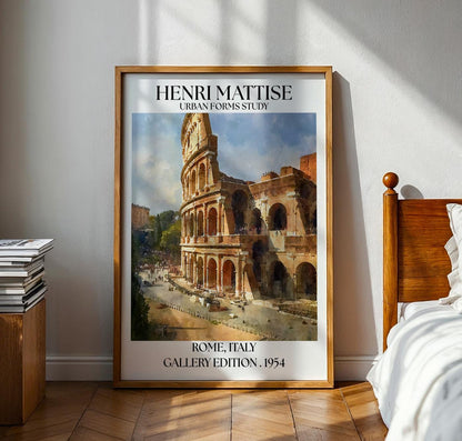 Henri Mattise Rome, Colosseum Poster - Colosseum Wall Art Print