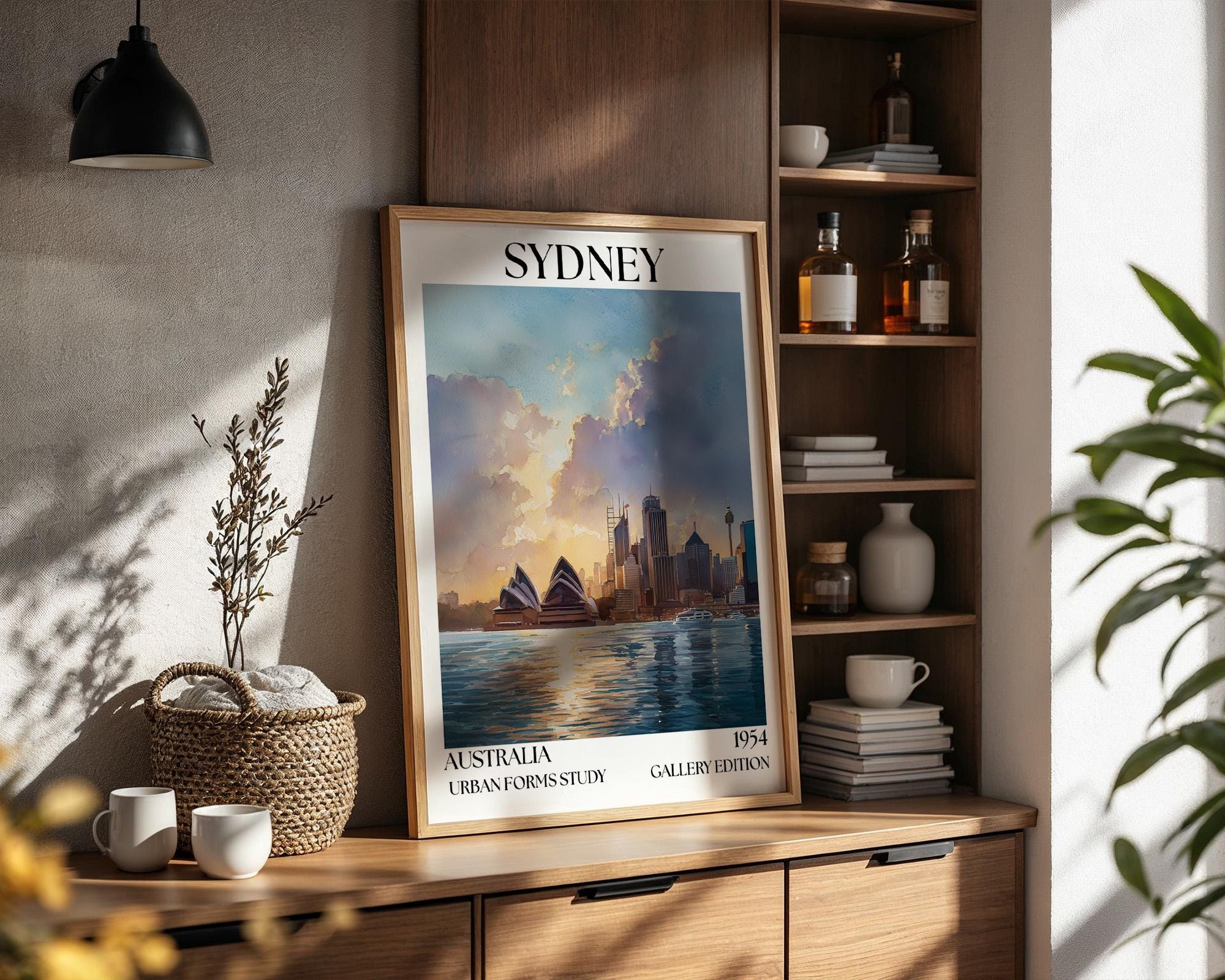 Sydney Australia Travel Poster – Henri Mattise Opera House Wall Art
