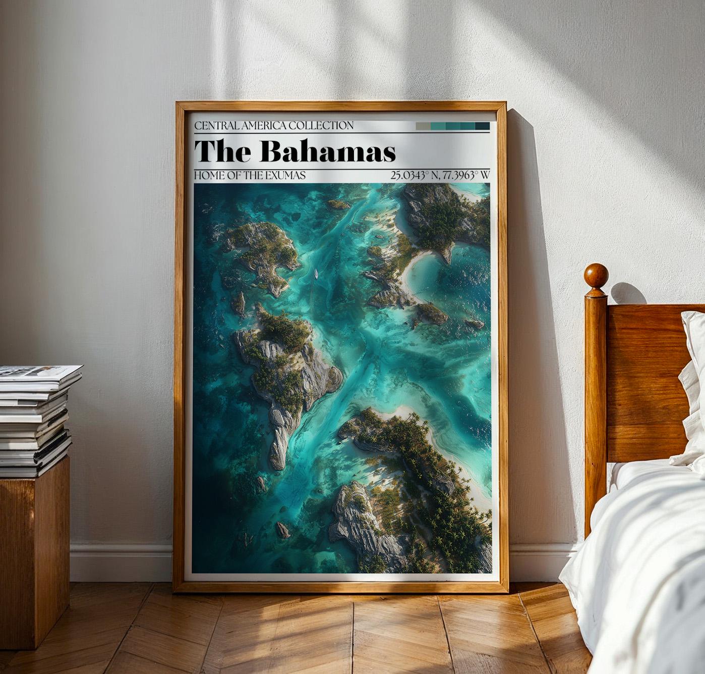 Bahamas Travel Poster - Bahamas Wall Art Print