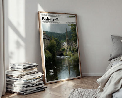 Bakewell, Peak District Poster – Bakewell Travel Wall Art Print