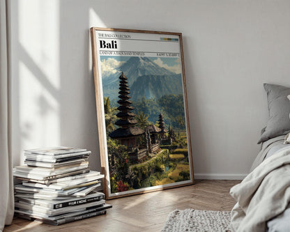 Bali Travel Poster – Bali Temple Wall Art
