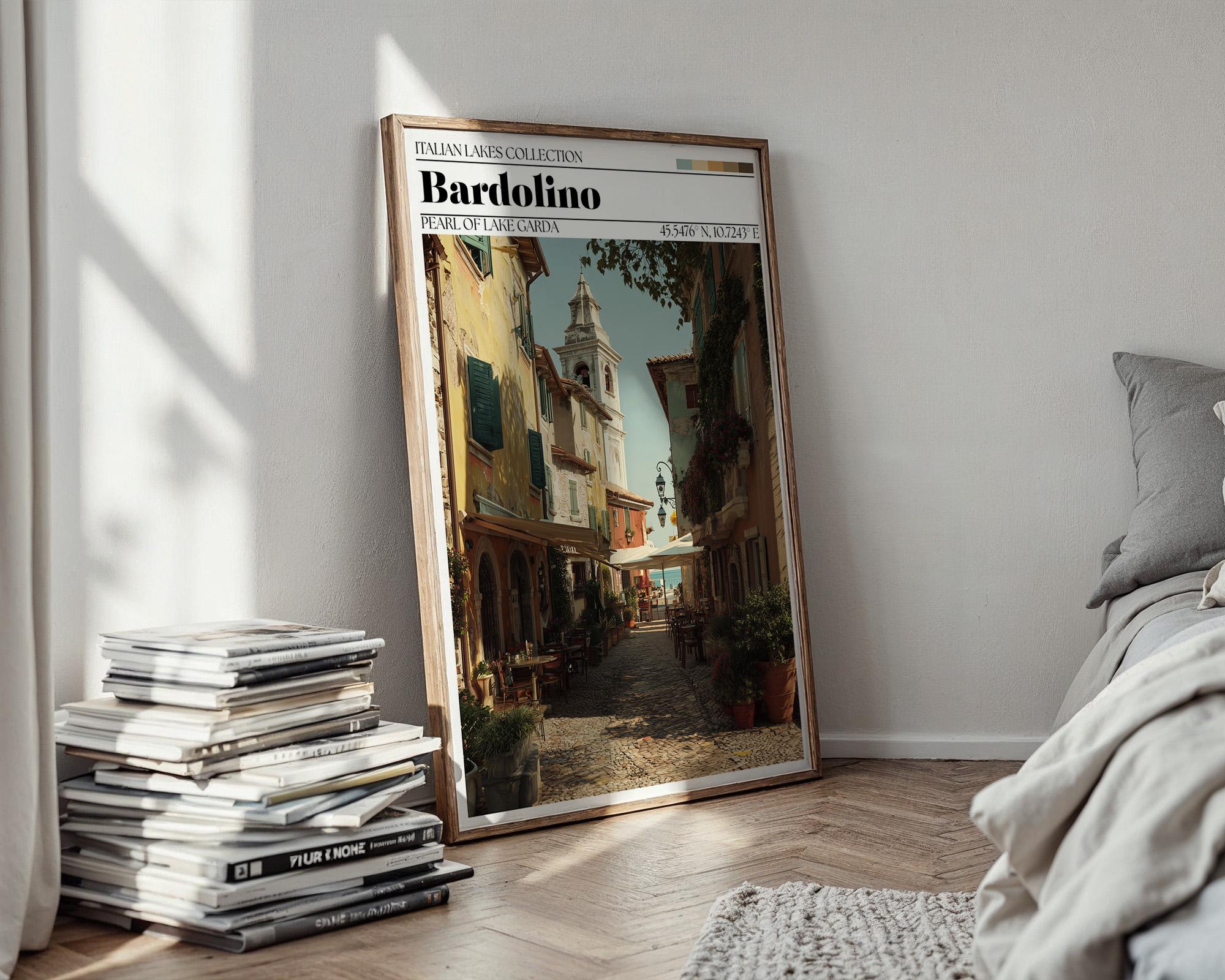 Bardolino, Lake Garda Poster - Italian Travel Wall Art Print