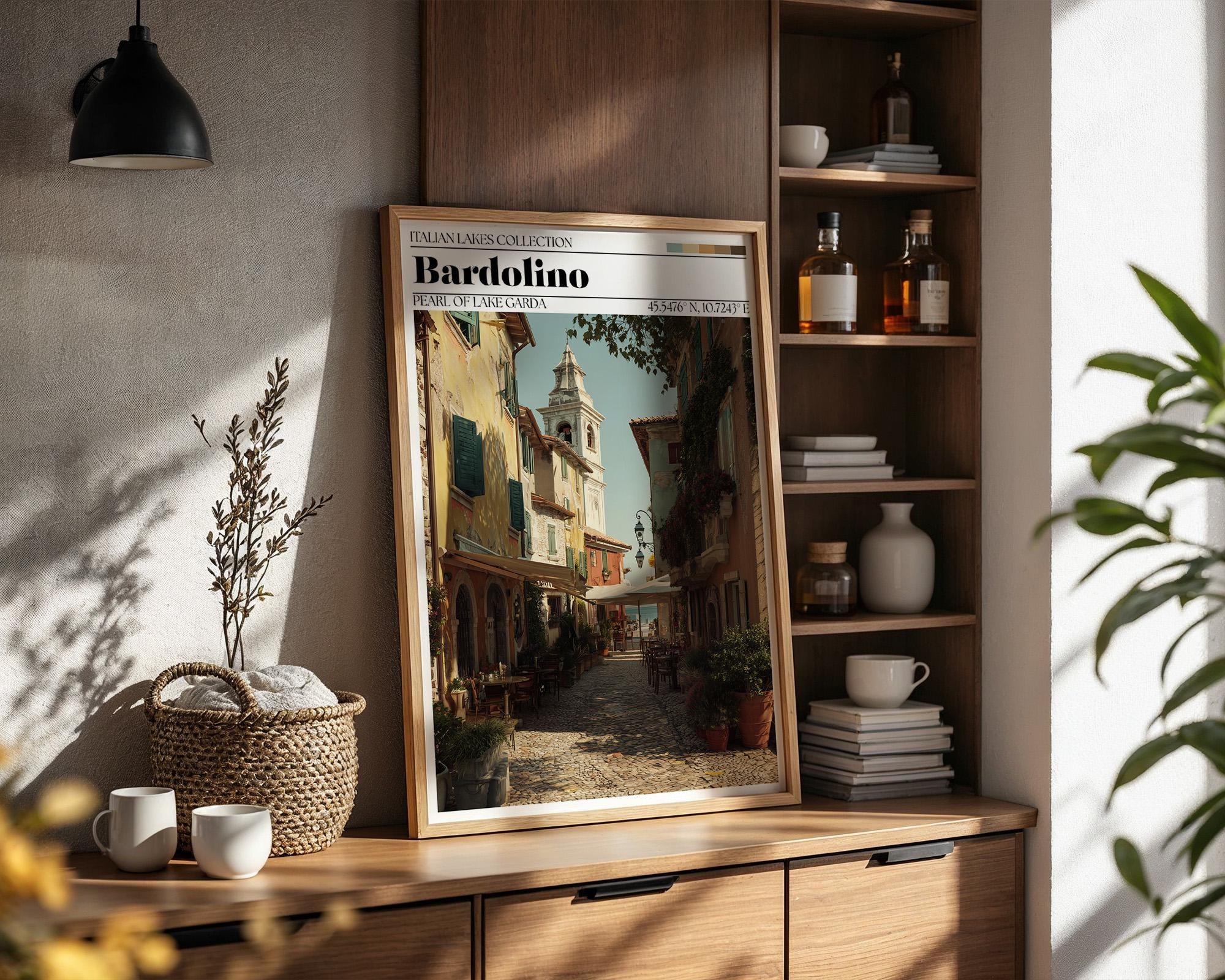 Bardolino, Lake Garda Poster - Italian Travel Wall Art Print