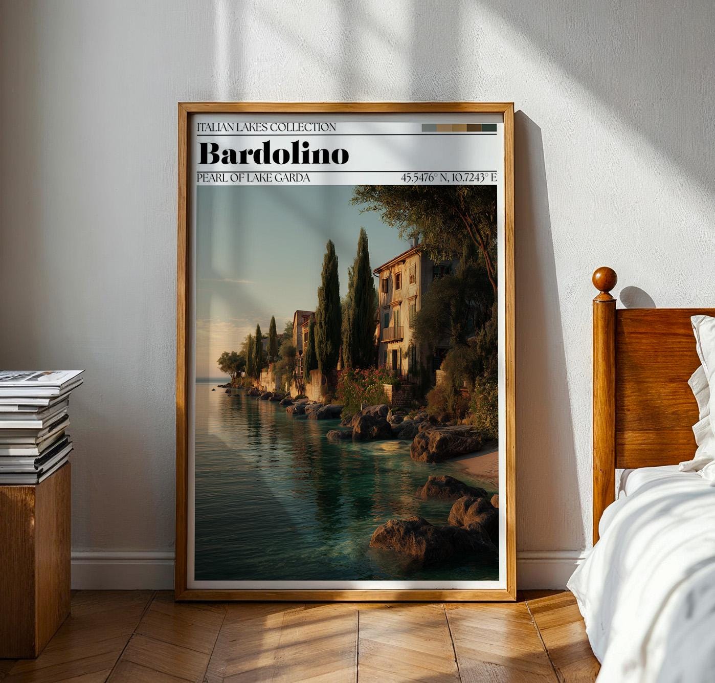 Bardolino Poster – Italian Wall Art - Lake Garda Travel Print