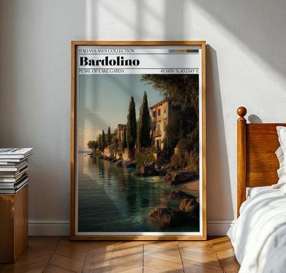 Bardolino Poster – Italian Wall Art - Lake Garda Travel Print